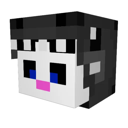 TheCeron_ Minecraft avatar head, 3D render