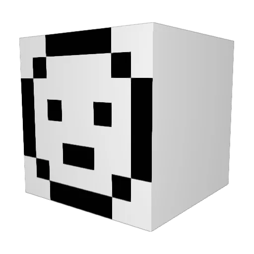 TheChain0 Minecraft avatar head, 3D render