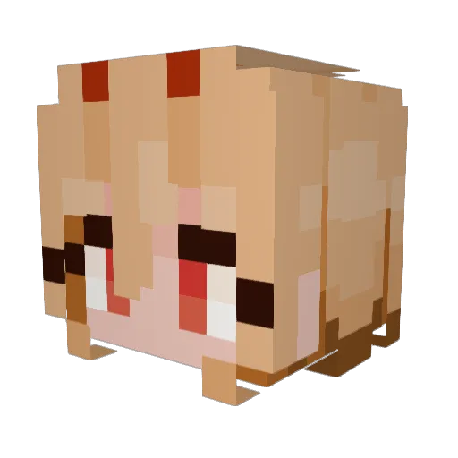 TheChairWizard Minecraft avatar head, 3D render