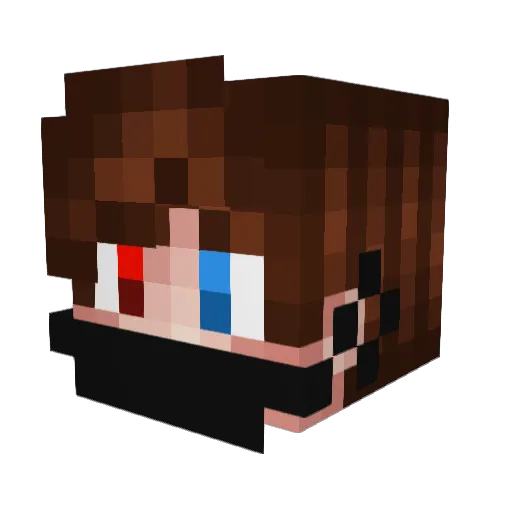 TheChanc_ Minecraft avatar head, 3D render