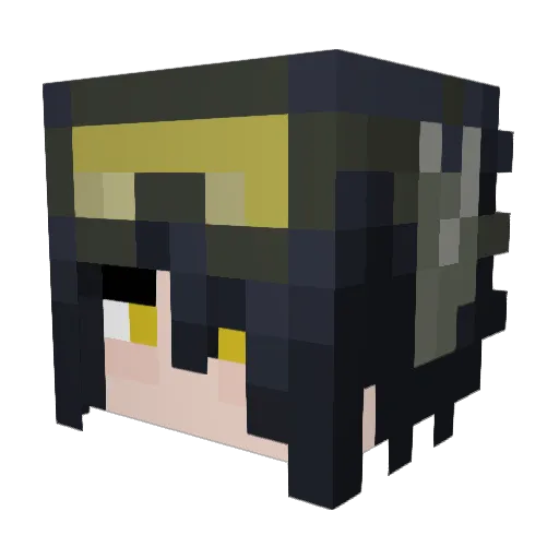 TheChaoticOnex Minecraft avatar head, 3D render