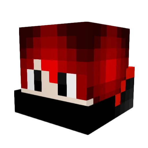 TheCharles9 Minecraft avatar head, 3D render