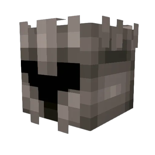 TheCheeseCow Minecraft avatar head, 3D render