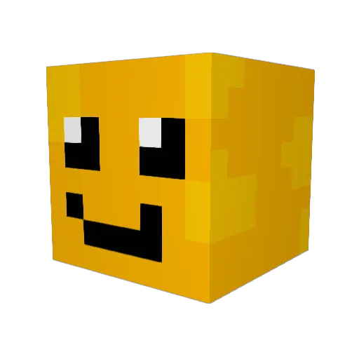 TheCheeser37 Minecraft avatar head, 3D render