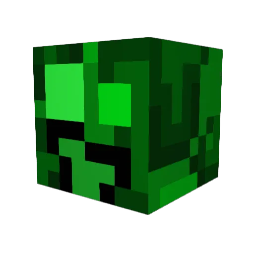 TheChemicalPlant Minecraft avatar head, 3D render