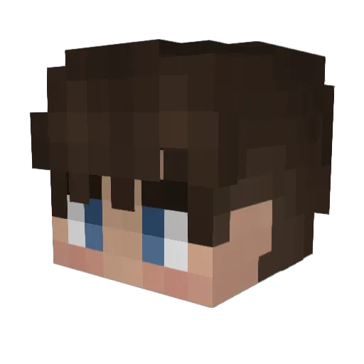 TheChewster Minecraft avatar head, 3D render