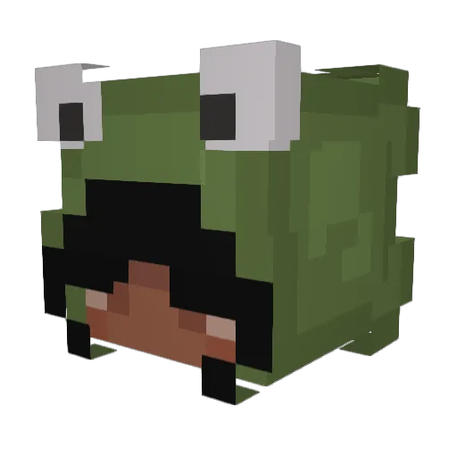 TheChildishSnake Minecraft avatar head, 3D render