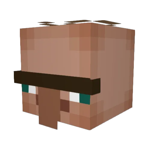 TheChocolate1 Minecraft avatar head, 3D render