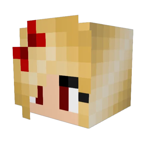 TheChosenOne67 Minecraft avatar head, 3D render