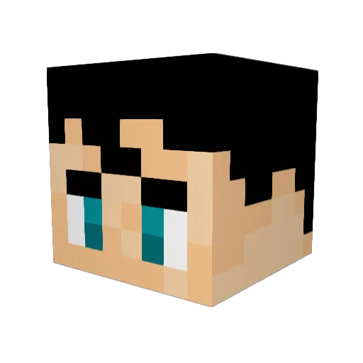 TheChrist2 Minecraft avatar head, 3D render