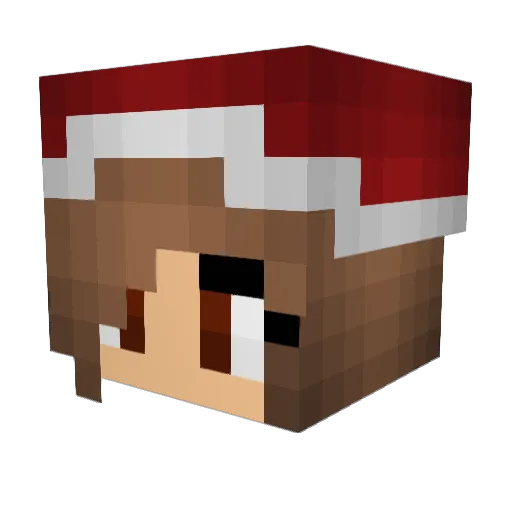 TheChristmas333 Minecraft avatar head, 3D render