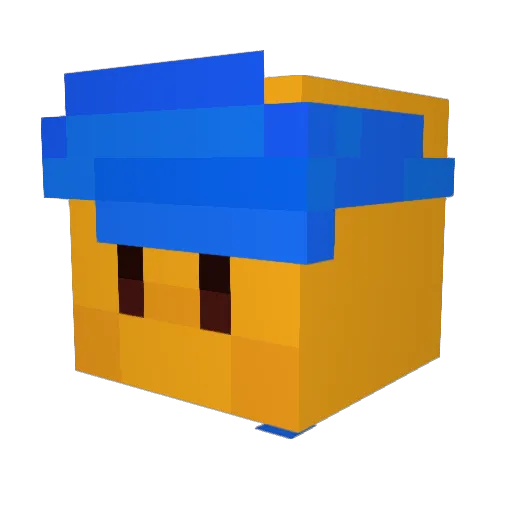 TheChronoSF Minecraft avatar head, 3D render