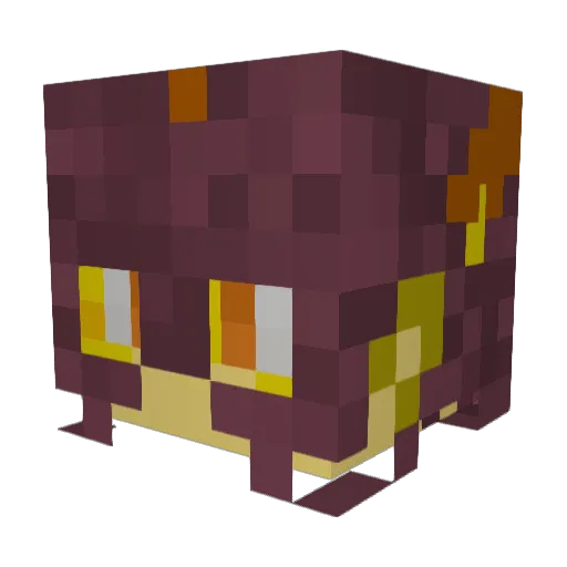 TheChurromans Minecraft avatar head, 3D render