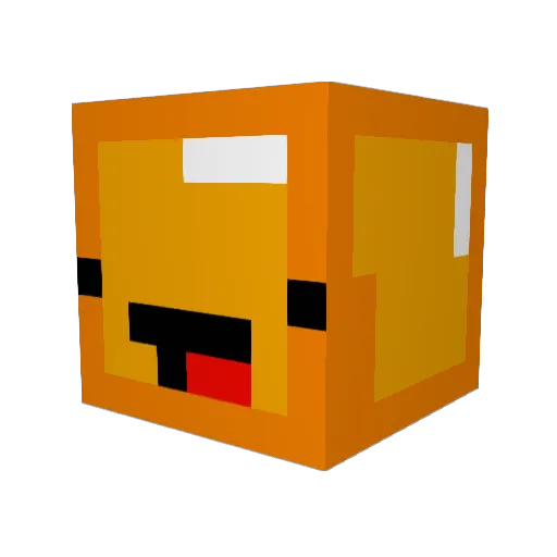 TheCitrusOrange Minecraft avatar head, 3D render