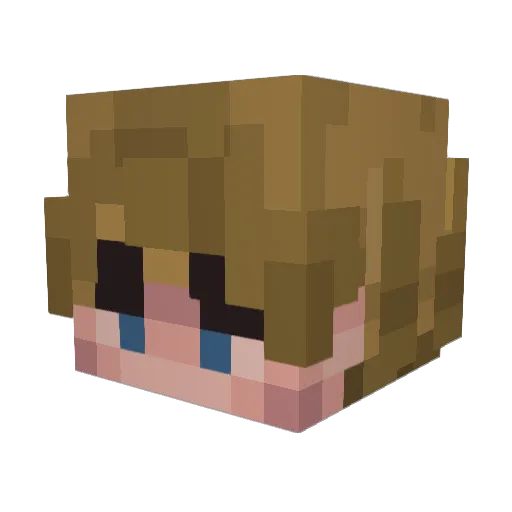 TheClaymore2963 Minecraft avatar head, 3D render