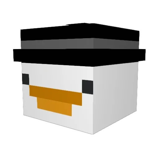 TheClonnexFun Minecraft avatar head, 3D render