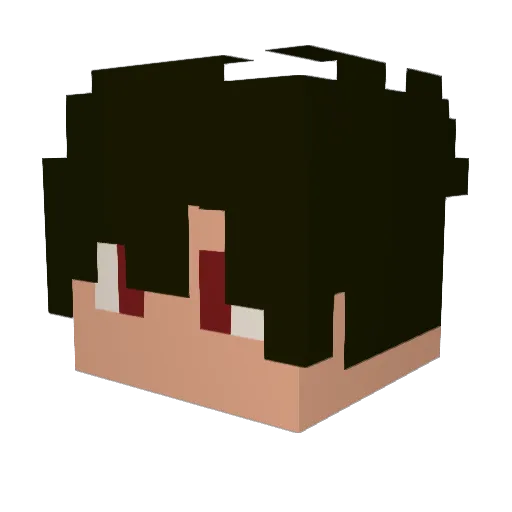 TheCloud2115 Minecraft avatar head, 3D render