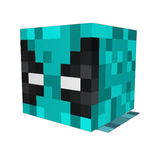 TheClutchKing Minecraft avatar head, 3D render