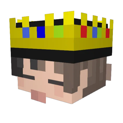 TheCntLucas_ Minecraft avatar head, 3D render