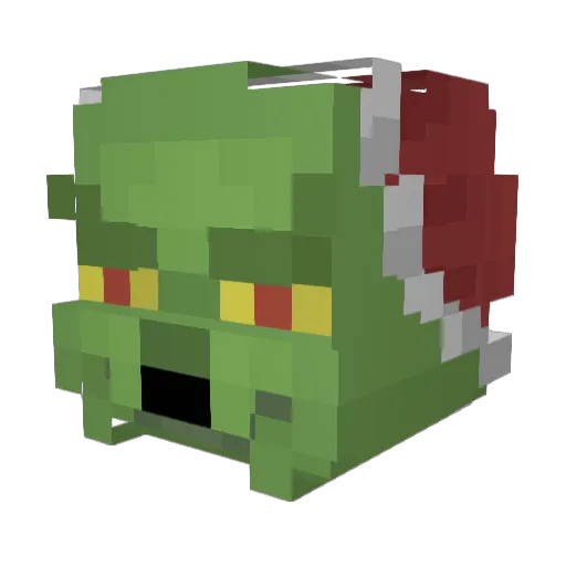 TheCo0lestGuy Minecraft avatar head, 3D render