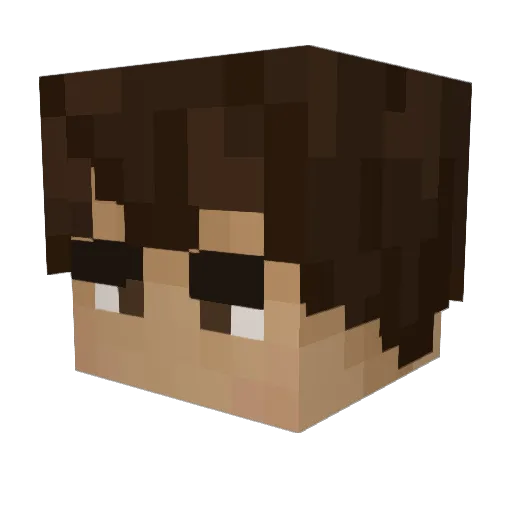 TheCobra122 Minecraft avatar head, 3D render