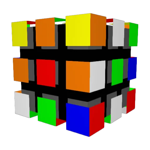 TheCodingCube Minecraft avatar head, 3D render