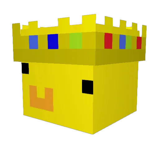 TheCodingDuck Minecraft avatar head, 3D render