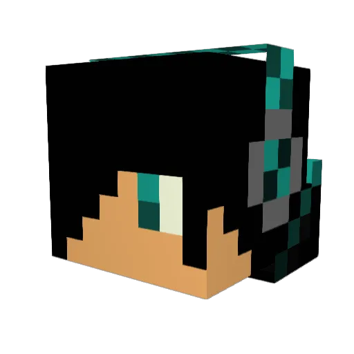 TheCodstar123 Minecraft avatar head, 3D render