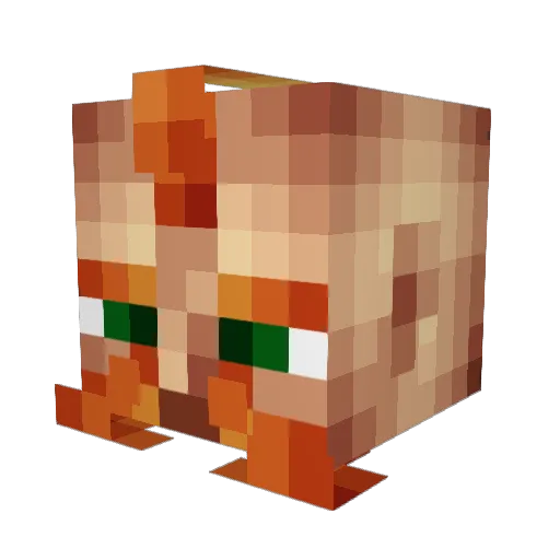 TheColeTrain Minecraft avatar head, 3D render