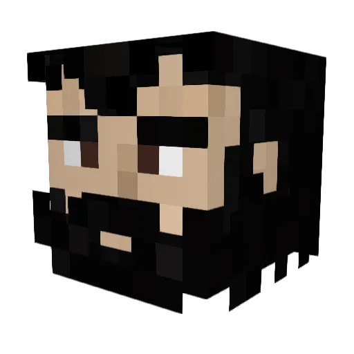 TheColeX98 Minecraft avatar head, 3D render