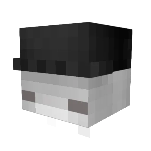 TheColorDread Minecraft avatar head, 3D render