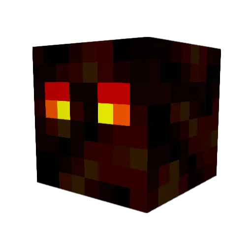 TheCommanderson Minecraft avatar head, 3D render