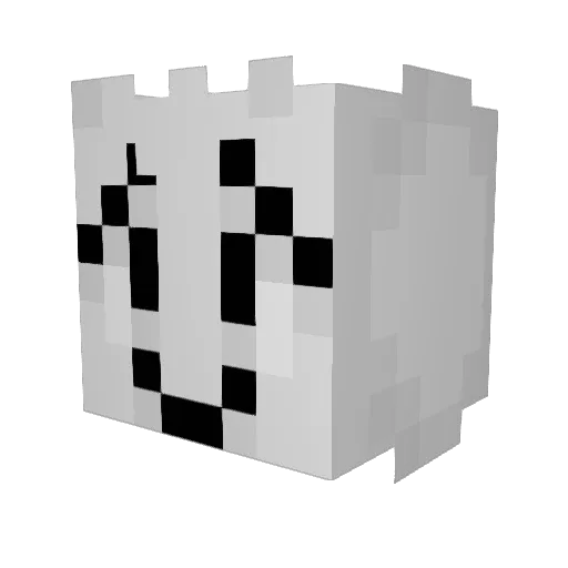 TheCommieFurry Minecraft avatar head, 3D render