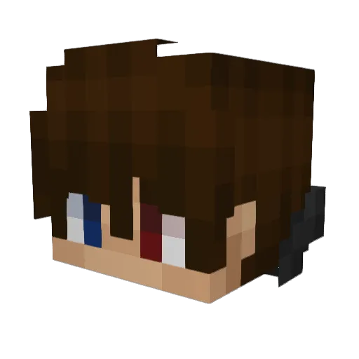 TheConMan665 Minecraft avatar head, 3D render