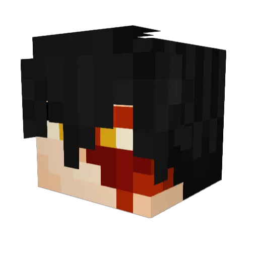 TheConradH Minecraft avatar head, 3D render