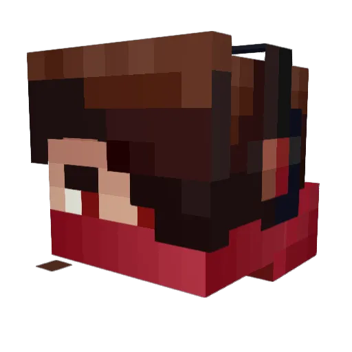 TheConverse Minecraft avatar head, 3D render