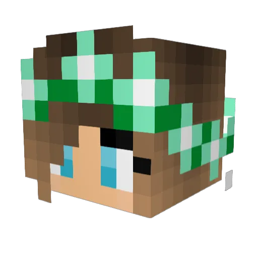 TheConvictYanez Minecraft avatar head, 3D render