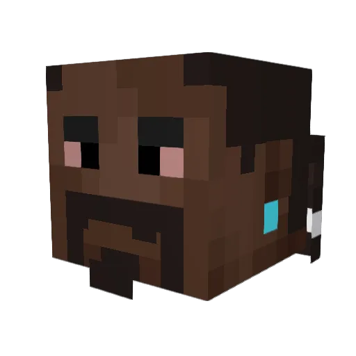 TheCook420 Minecraft avatar head, 3D render