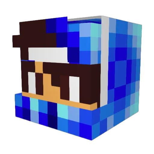 TheCookIe24 Minecraft avatar head, 3D render