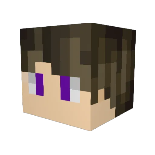 TheCookey Minecraft avatar head, 3D render