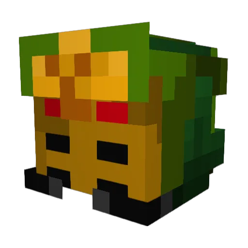 TheCookieBagels Minecraft avatar head, 3D render