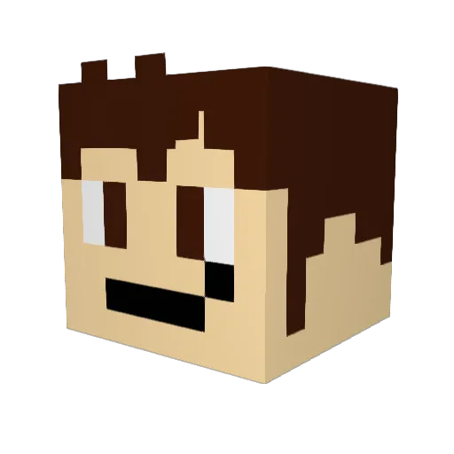 TheCookieJAR64 Minecraft avatar head, 3D render
