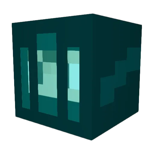 TheCoolCube Minecraft avatar head, 3D render