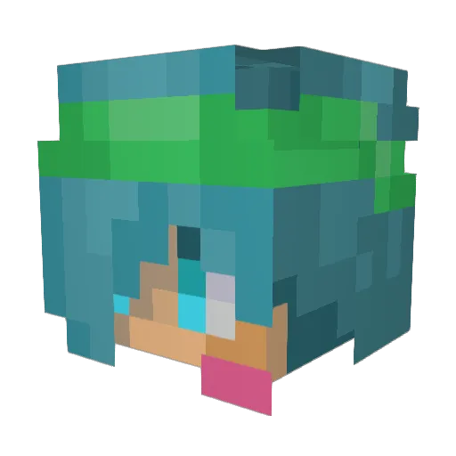 TheCoolDavid Minecraft avatar head, 3D render