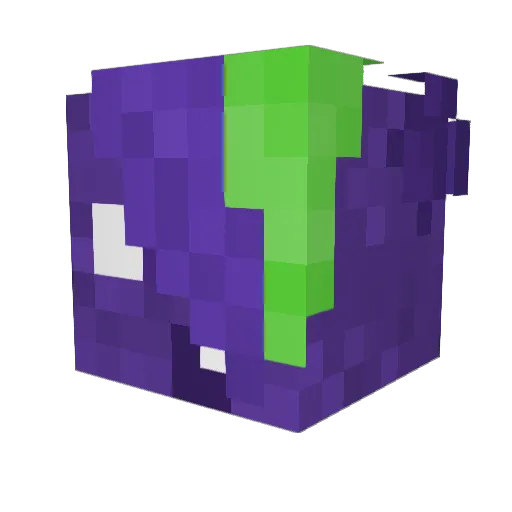 TheCoolRadiation Minecraft avatar head, 3D render