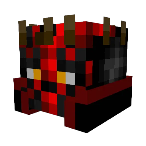 TheCoolViking Minecraft avatar head, 3D render