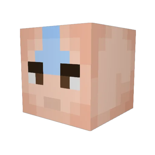 TheCoolerim2 Minecraft avatar head, 3D render