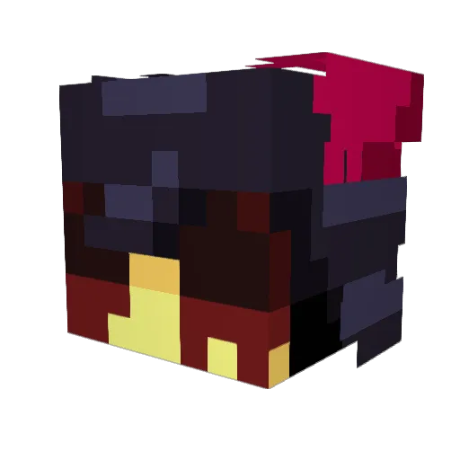 TheCordeos Minecraft avatar head, 3D render