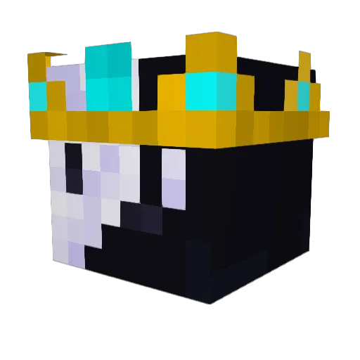 TheCorruptedlost Minecraft avatar head, 3D render
