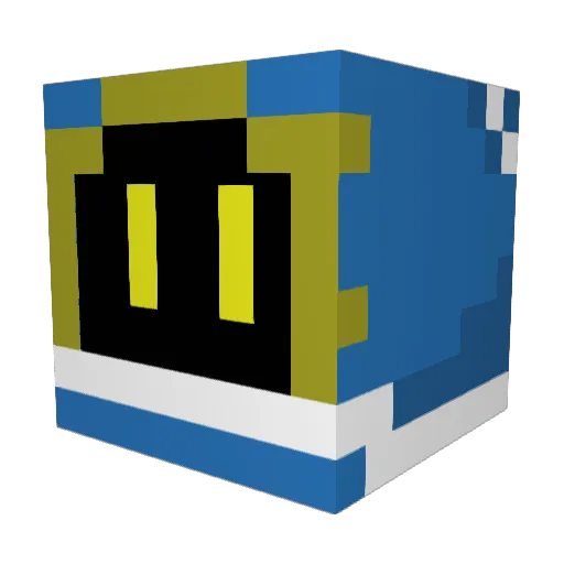 TheCrafthur Minecraft avatar head, 3D render